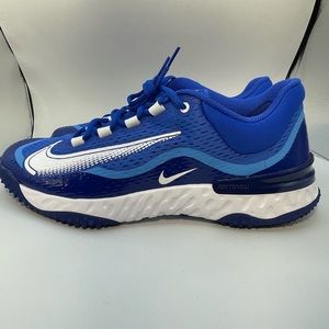 Nike Baseball Alpha Huarache Elite 4 Turf Royal White DJ6523-414 Men’s Size 12